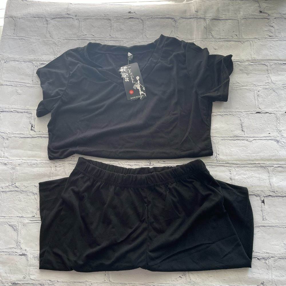 Jing Yi Fashion Women's Shirt And Short Set